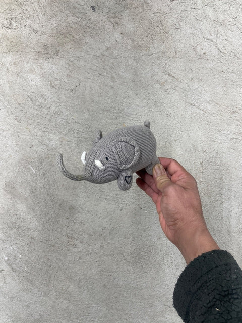 Adorable Knitted Elephant Toy
