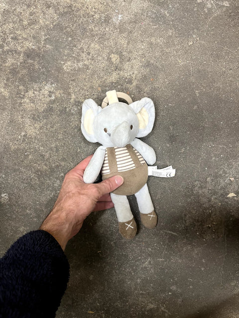 Adorable Plush Elephant Toy With Clip