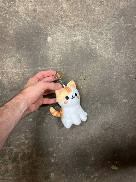 Adorable Plush Kitty Keychain