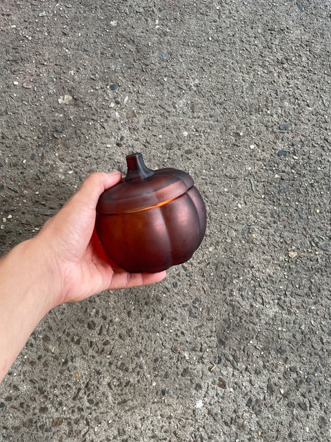 Adorable Pumpkin Shaped Jar