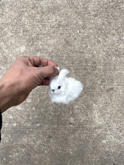 Adorable White Bunny Plush