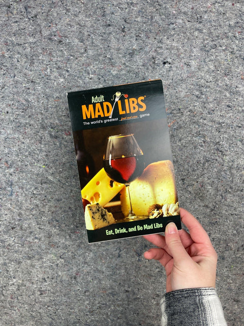 Adult Mad Libs: Food