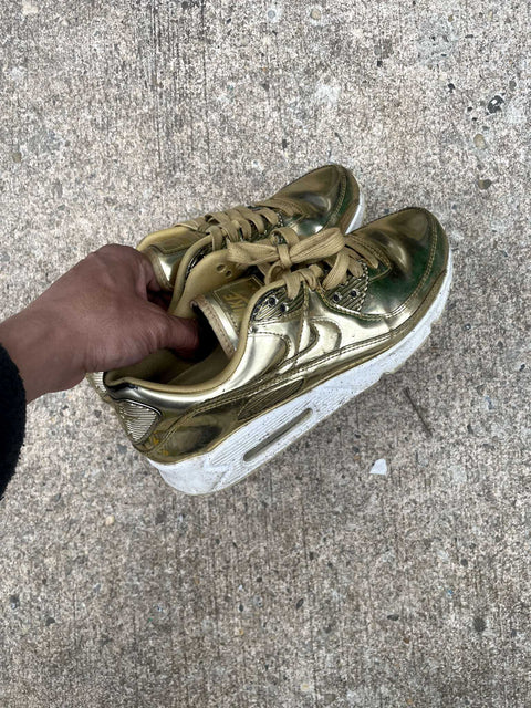Air Max 90 'Metallic Gold', Sz 9w 39eu