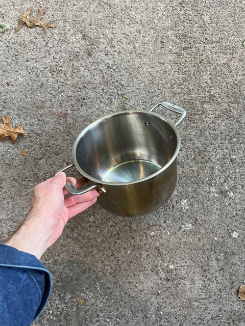 All-Clad Stainless Steel Stock Pot, 6Qt