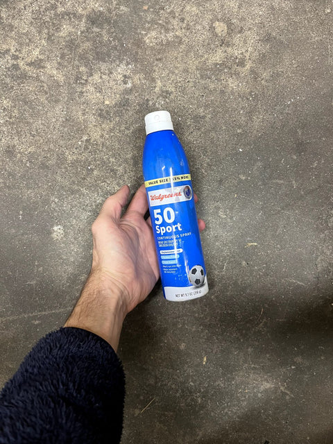 Almost Full Walgreens Sport 50 Sunscreen