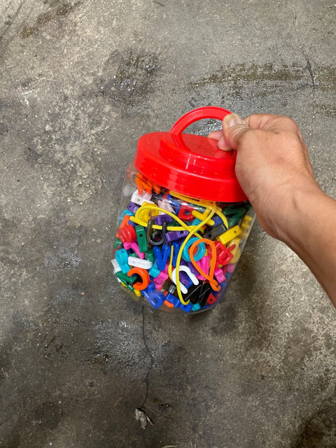 Alphabet Beads Jar