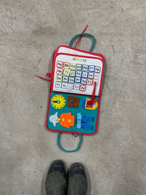 Another Alphabet Learning Busy Board