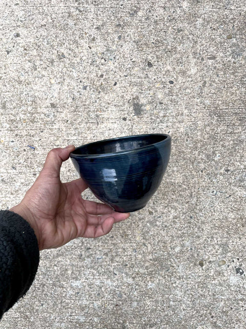 An Elegant Deep Blue Bowl