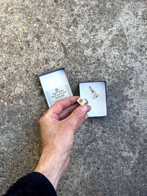 Angela Kelly Fossil Cufflinks