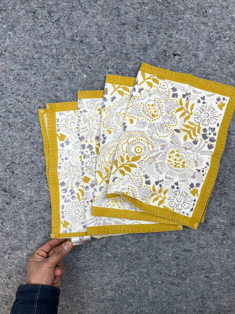 Anokhi Floral Print Napkins