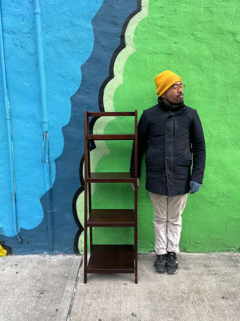 Another 5-Tier A-Frame Ladder Shelf, W17xH55"