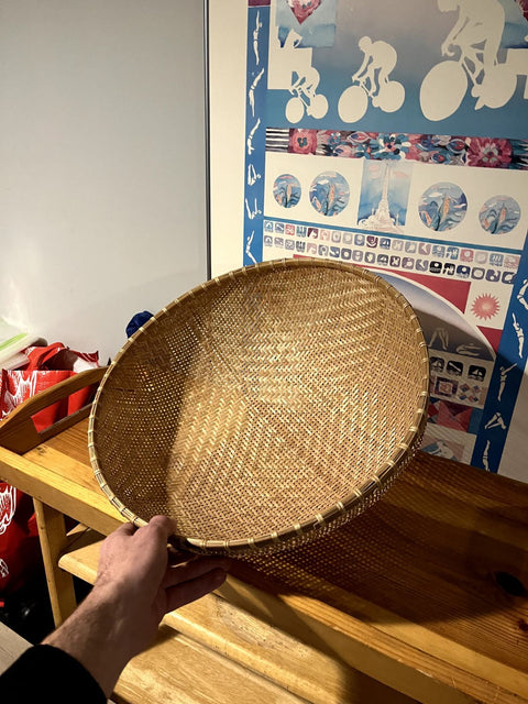 Another Cool Woven Basket, 17" Wide