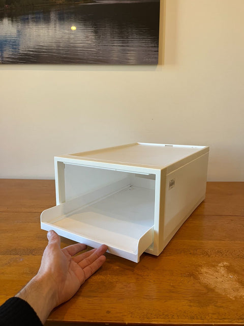 Another Stackable Plastic Storage Drawer, W12xH9xD20"