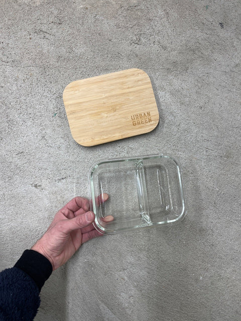 Another Urban Green Divided Glass Meal Prep Container