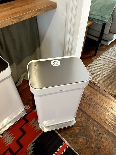 Another simplehuman 45 Liter / 12 Gallon Rectangular Hands-Free Kitchen Step Trash Can
