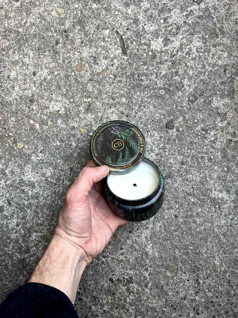 Anthropologie Capri Blue Fir & Firewood Scented Candle
