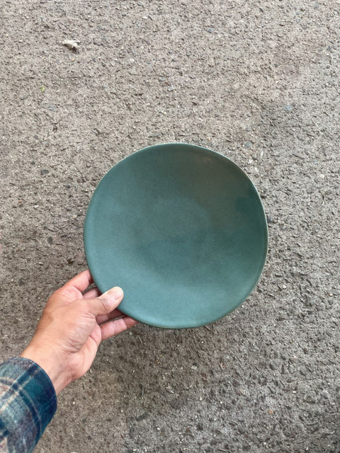 Anthropologie Teal Salad Plate