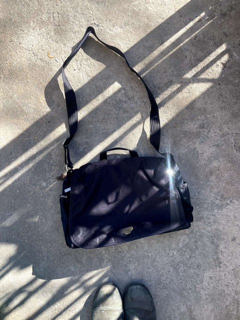 Armani Black Messenger Bag