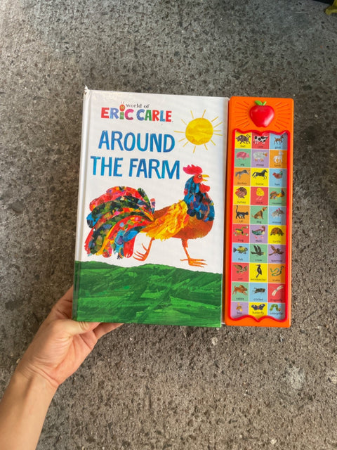 Around The Farm By Eric Carle, with audio buttons!