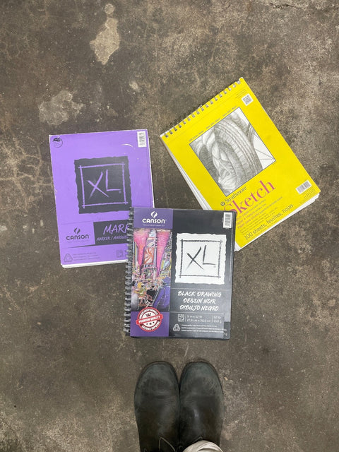 Art Supplies Sketch Pads