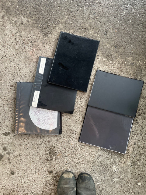 Artist Portfolio Black Book Set