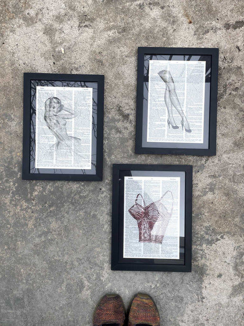 Artistic Lingerie Wall Art