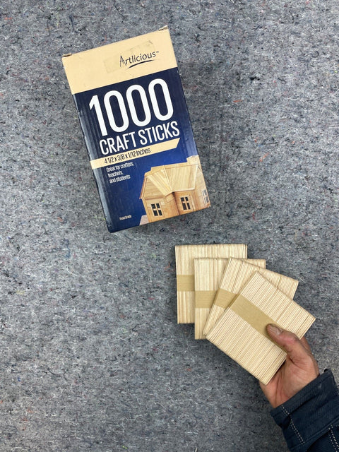 Artlicious 1000 Craft Sticks