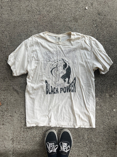 Asians Unite For Black Power Tee, Size XL