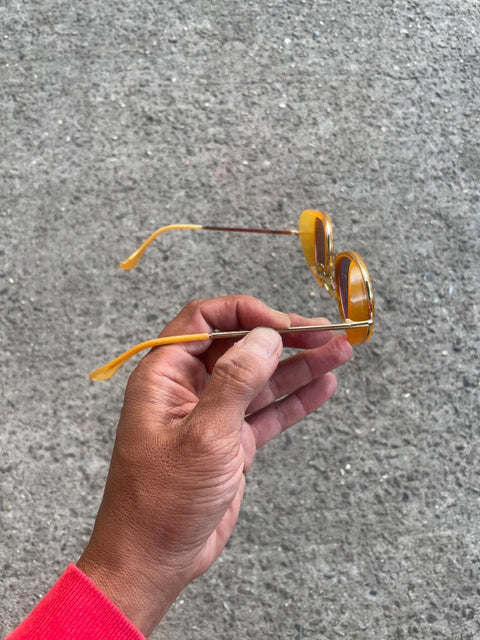 Assassin’s Orange Round Sunglasses