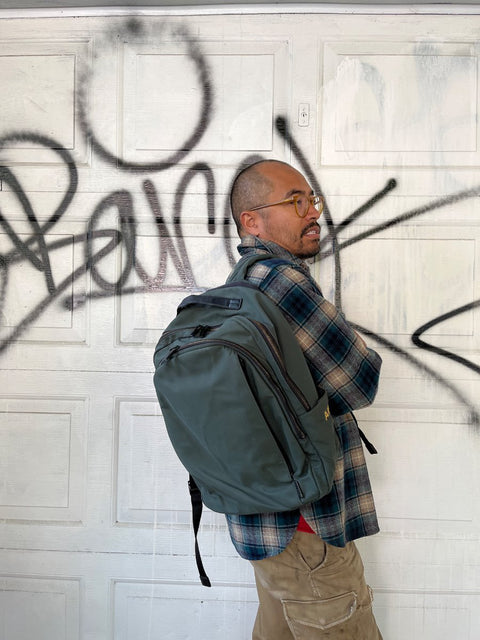 Away Olive Green Backpack