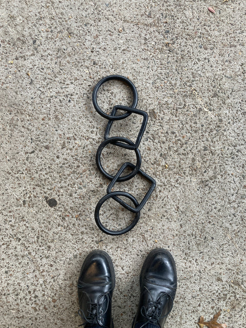 Fun Squares & Circles Metal Chain