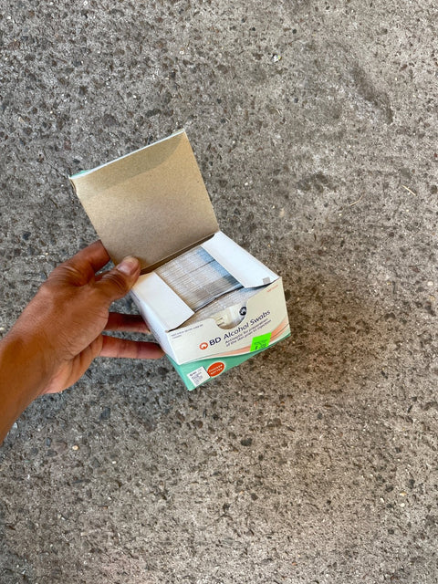 BD Alcohol Swabs Box