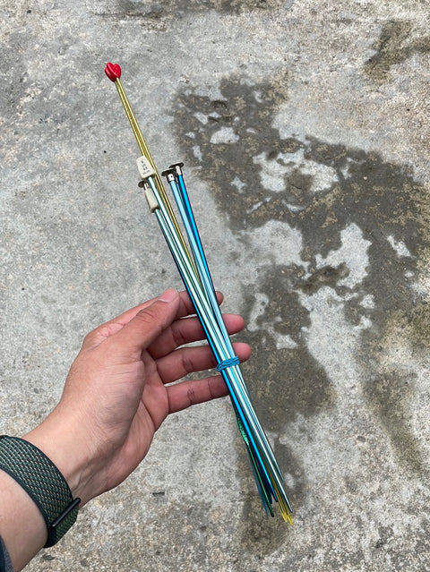 Bundle of Knitting Sticks