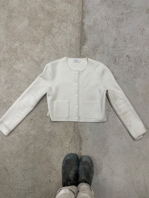 Babaton Ivory Cardigan, Dry Clean It, Sz M