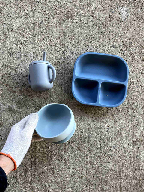 Baby Blue Dining Set