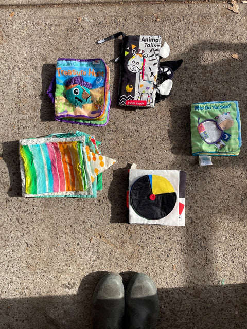 Baby Cloth Sensory Books Bundle