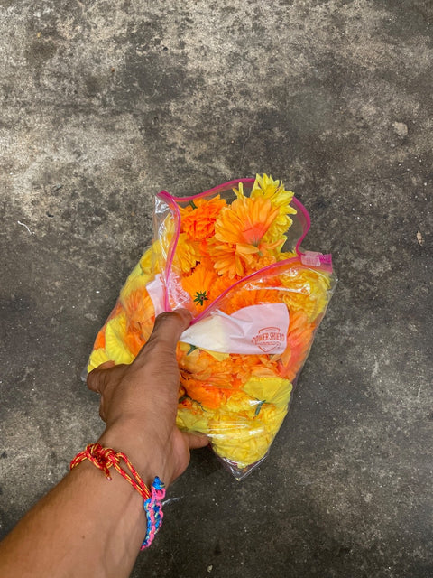 Bag Of Fall-themed Artificial Flowers