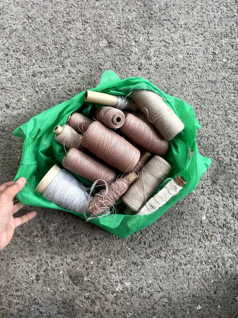 Bag Of Yarn Rolls