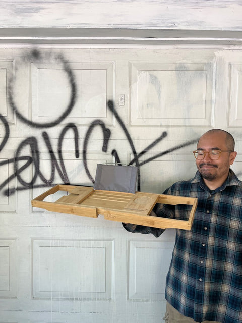 Bamboo Bathtub Caddy Tray