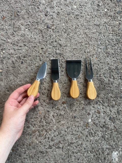 Bamboo Cheese Knife Set
