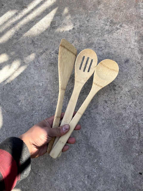 Bamboo Cooking Utensils Set