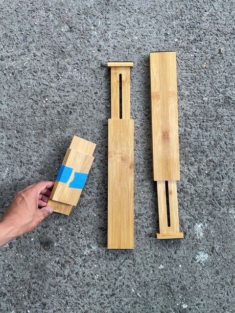 Bamboo Drawer Divider Set