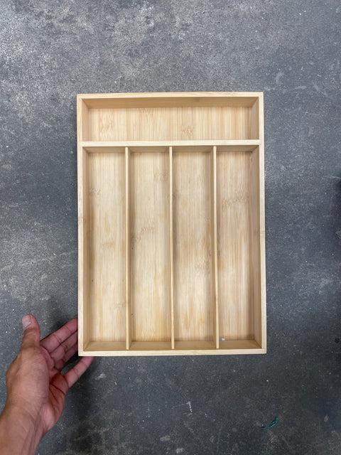 Bamboo Drawer Organizer, 10x14"