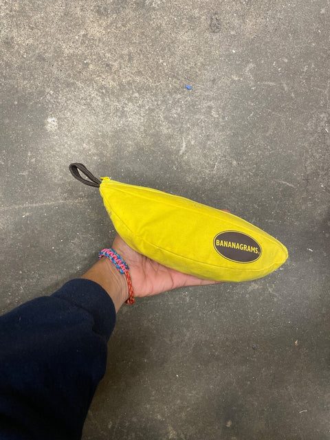 Bananagrams Banana Zippered Pouch