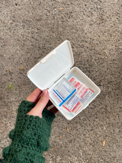 Band-Aids And Wipes Travel Kit