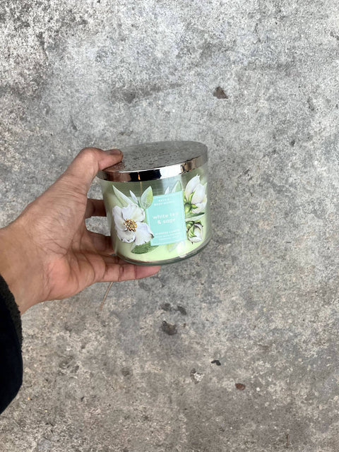 Bath & Body Works White Tea & Sage Scented Candle