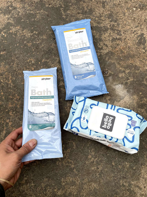 Bath Wipes Set