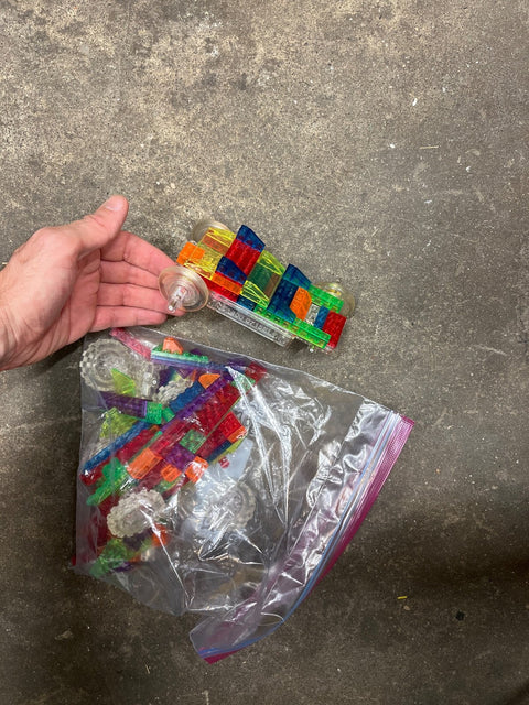 Battery Operated Lego Like Build Your Own Cars Set