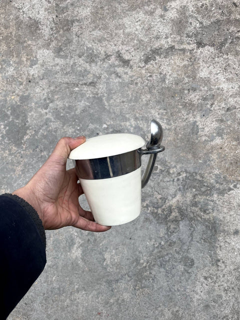 Bauhaus-looking Sugar or Salt Pot