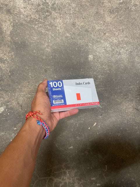 Bazic Index Cards
